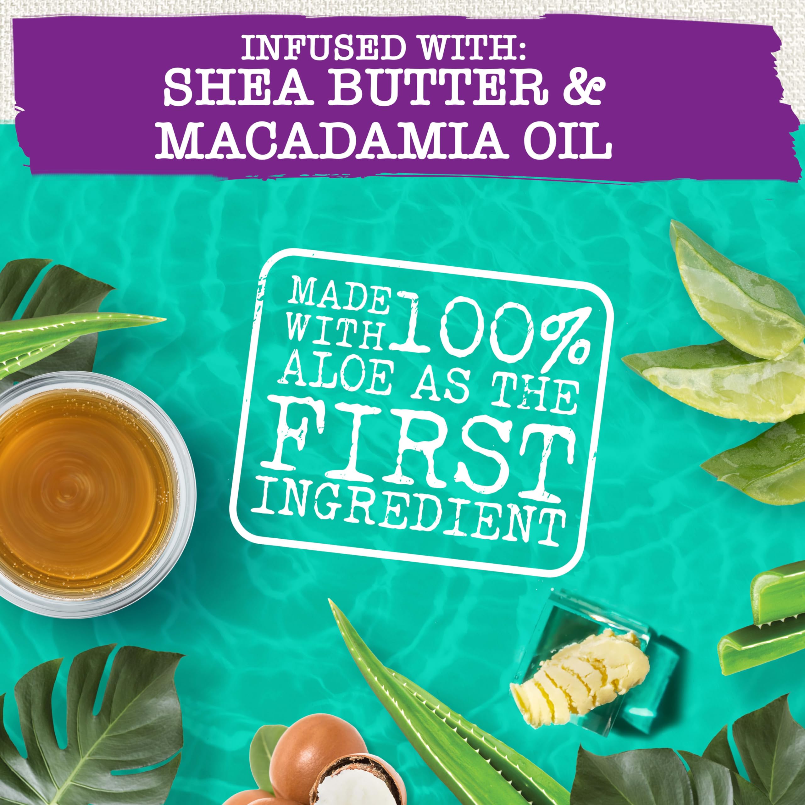 Maui Moisture Heal & Hydrate + Shea Butter Shampoo for Dry, Damaged Curls Helps Revive Curly & Coily Hair with Coconut Oil & Macadamia Oil, Vegan & Sulfate-Free Surfactants, 25.4 fl. oz